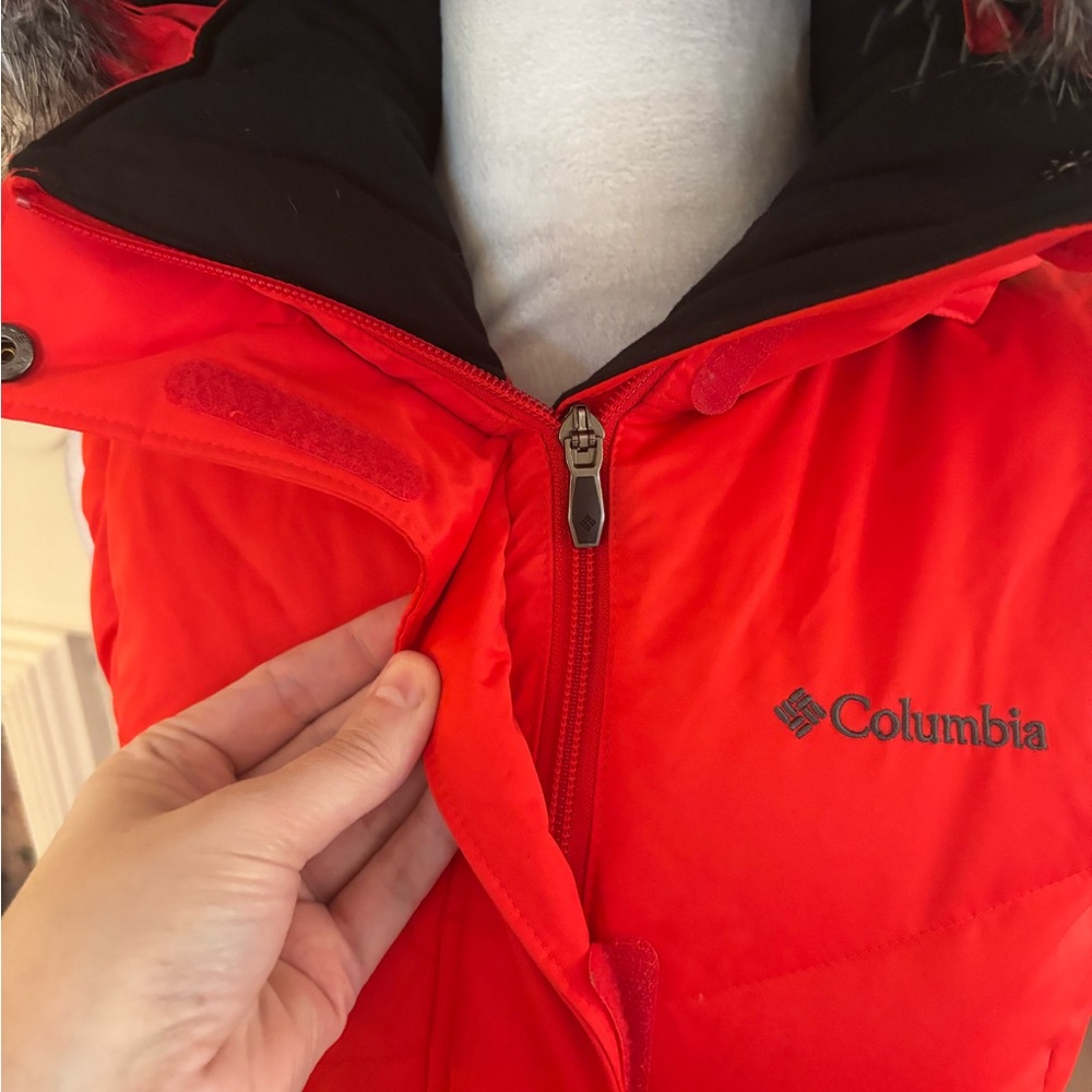 Columbia Omni-heat puffer vest with removable hood woman’s xs - Picture 3 of 10